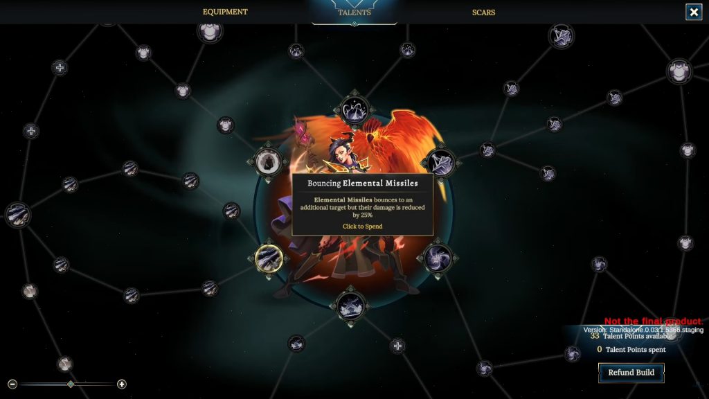 Scars of Honor Talente